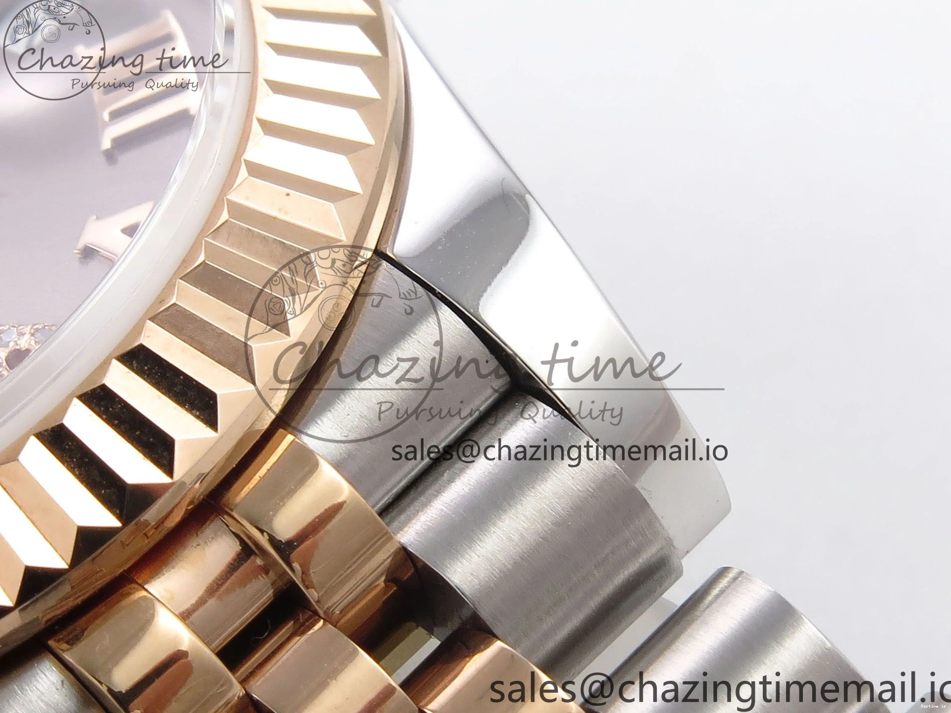 0110 Popular DateJust 31 278271 SS RG GMF 1:1 Best Edition 904L Steel Gray Roman Diamonds Dial on Jubilee Bracelet A 1165